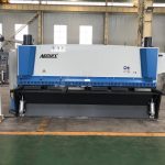 Gërshërë hidraulike me gijotinë 3200mm x 8mm me mbështetje materiale pneumatike