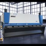 Makineri gërshërë gijotinë hidraulike MS8 8x4000mm me Gjermaninë ELGO P40T touch screen CNC